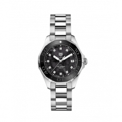 ZEGAREK TAG HEUER AQUARACER WAY131M.BA0748. Czarne zegarki damskie marki TAG HEUER, ze stali. Za 8890,00 zł.