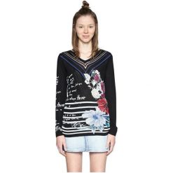 Desigual Panie Sweter Jers Sylvatica 18Swjf69 2000 (Rozmiar M). Szare swetry damskie marki Desigual, m, bez wzorów, bez rękawów, bez kaptura. W wyprzedaży za 231,00 zł.