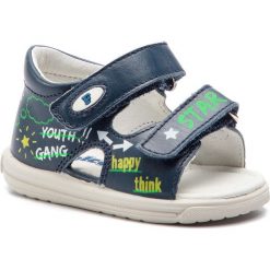 Sandały NATURINO - Facotto By Naturino 0011500783.01.0C02 M Navy. Niebieskie sandały chłopięce Naturino, ze skóry, bez zapięcia. W wyprzedaży za 169,00 zł.