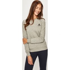 Converse - Bluza. Szare bluzy damskie Converse, m, bez wzorów, z elastanu, bez rękawów, bez kaptura. W wyprzedaży za 189,90 zł.