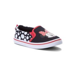 MICKEY&FRIENDS CP40-41DSTC. Czarne trampki dziewczęce Mickey&Friends, bez wzorów, z materiału, bez zapięcia. Za 49,99 zł.