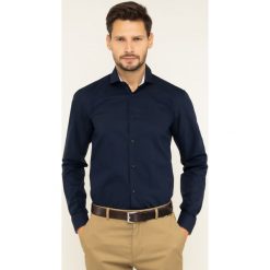 Koszula Hugo Errik 50420868. Białe koszule męskie HUGO, m, bez wzorów, z bawełny, biznesowe, bez kołnierzyka, bez rękawów. Za 349,00 zł.