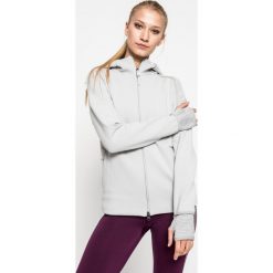 Adidas Performance - Bluza. Szare bluzy damskie z kieszeniami marki adidas Performance, s, z elastanu, z kapturem. W wyprzedaży za 199,90 zł.