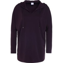 Bluzy damskie: Max Mara Leisure GLAMIS Bluza z kapturem melanzana