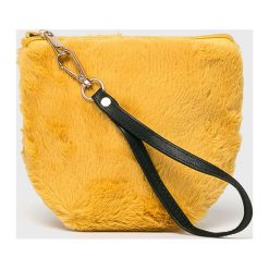 Answear - Portfel. Pomarańczowe portfele damskie ANSWEAR, z materiału. W wyprzedaży za 39,90 zł.