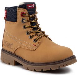 Trapery LEVI'S - VFOR0021S Camel/Navy 1506. Pomarańczowe śniegowce chłopięce Levi's®, bez zapięcia. W wyprzedaży za 169,00 zł.