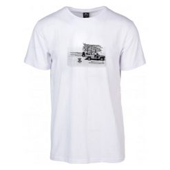 T-shirty męskie: Rip Curl T-Shirt Męski Wagon M Biały