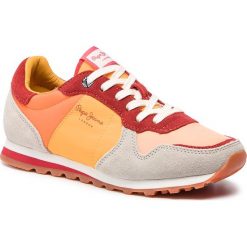Sneakersy PEPE JEANS - Verona W Pantone PLS30796 Fresh Orange 117. Pomarańczowe półbuty damskie Pepe Jeans, z jeansu. W wyprzedaży za 229,00 zł.