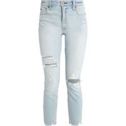 Abercrombie & Fitch SIMONE Jeans Skinny Fit light destroy. Szare jeansy damskie skinny marki Abercrombie & Fitch, xs, z elastanu. Za 409,00 zł.