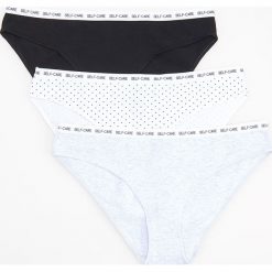 Bawełniane majtki 3 pack - Czarny. Majtki damskie Reserved. Za 49,99 zł.