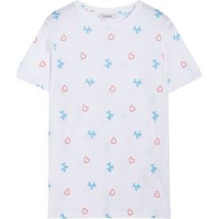 Koszulka z krótkim rękawem w balony. Białe t-shirty damskie marki Pull&Bear. Za 29,90 zł.