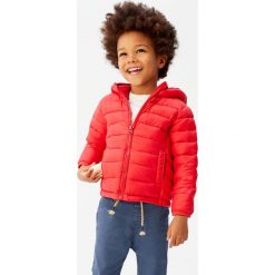 Mango Kids - Kurtka dziecięca Unico6 80-104 cm. Niebieskie kurtki chłopięce z poliesteru, krótkie. Za 89,90 zł.