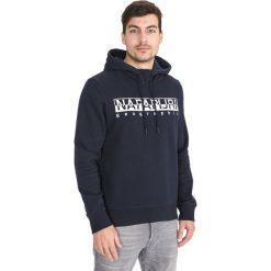 Napapijri Berber Bluza Niebieski. Niebieskie bluzy męskie Napapijri, xxl, z haftami, z bawełny, bez kołnierzyka, bez rękawów, bez kaptura. Za 461,95 zł.