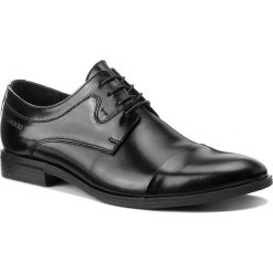 Półbuty LASOCKI FOR MEN - TA-LL42 Black. Czarne buty wizytowe męskie Lasocki For Men, ze skóry, bez zapięcia. Za 219,99 zł.