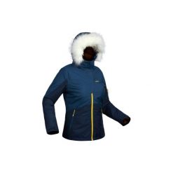 Kurtka narciarska SKI-P JKT 150 damska. Szare kurtki damskie WED'ZE, xl, bez wzorów, z poliesteru, bez kaptura, narciarskie. Za 169,99 zł.