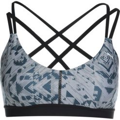 Biustonosze sportowe: Puma YOGINI LUX STRAPPY GRAPHIC Biustonosz sportowy white/euphoria prt