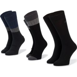 Zestaw 3 par wysokich skarpet unisex CAMEL ACTIVE - 6469 Black 610. Czarne skarpetki damskie Camel Active, bez wzorów, z materiału. Za 45,00 zł.