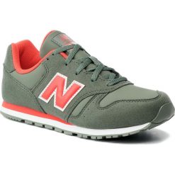 Sneakersy NEW BALANCE - YC373CB Zielony. Zielone trampki chłopięce New Balance, bez wzorów, ze skóry ekologicznej, na sznurówki. Za 249,00 zł.