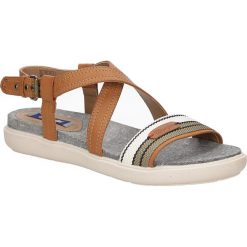 Sandały wrangler magnolia sunshine wl171663. Żółte sandały damskie Wrangler, bez wzorów, ze skóry ekologicznej, bez obcasa, bez zapięcia. Za 289,99 zł.