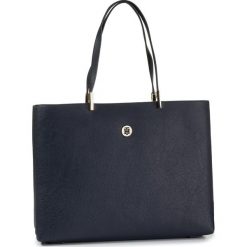 Torebka TOMMY HILFIGER - Th Core Tote AW0AW08095 CJM. Niebieskie torebki klasyczne damskie TOMMY HILFIGER, bez wzorów, ze skóry ekologicznej, klasyczne, duże, bez dodatków. W wyprzedaży za 519,00 zł.