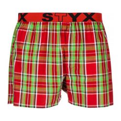 Styx Bokserki Męskie M, Czerwony. Czerwone bokserki męskie marki Styx. Za 57,00 zł.