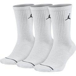 Skarpety Jordan Jumpman Crew 3PPK (SX5545-100). Białe skarpetki męskie marki Jordan, z poliesteru. Za 59,99 zł.
