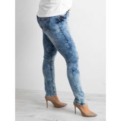 Spodnie damskie jeansy jeans plus size cieniowane xl model 7095. Jeansy damskie Merg Selection, xl, z bawełny. Za 69,00 zł.