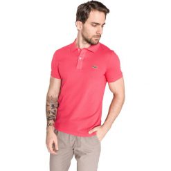 Lacoste Polo Koszulka Różowy. Różowe podkoszulki męskie Lacoste, s, bez wzorów, z bawełny, bez rękawów. Za 395,95 zł.