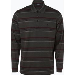 Ragman - Męska koszulka polo, szary. Szare koszulki polo Ragman, l, w paski, z długim rękawem. Za 249,95 zł.
