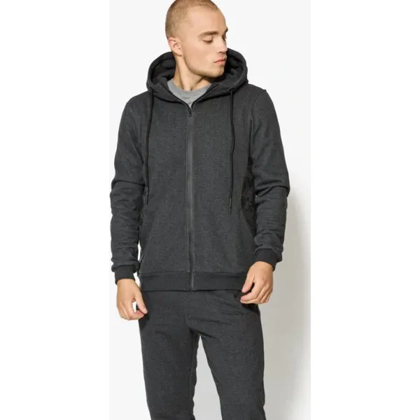 Confront Bluza Turmeric , szary, rozmiar XL. Szare bluzy męskie Confront, xl, bez wzorów, z bawełny, wizytowe, z kapturem, bez rękawów, bez kaptura. W wyprzedaży za 62,99 zł.