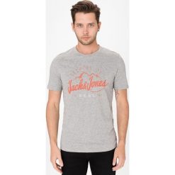 Jack & Jones Hayes Koszulka Szary. Szare podkoszulki męskie Jack & Jones, xl, z haftami, z bawełny, z krótkim rękawem. Za 78,95 zł.