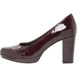 Buty ślubne damskie: s.Oliver RED LABEL Czółenka na platformie bordeaux