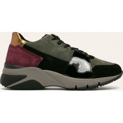 Tamaris - Buty. Czarne buty sportowe damskie Tamaris, ze skóry. Za 319,90 zł.