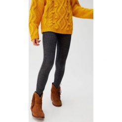 Mango Kids - Legginsy dziecięce Archi 110-164 cm. Szare spodnie dziewczęce Mango Kids, bez wzorów, z elastanu. Za 59,90 zł.
