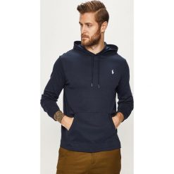 Polo Ralph Lauren - Bluza. Niebieskie bluzy męskie Polo Ralph Lauren, m, bez wzorów, z bawełny, z kapturem, bez rękawów, z kapturem. W wyprzedaży za 259,90 zł.
