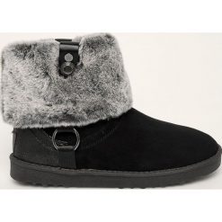 Wrangler - Śniegowce. Szare śniegowce damskie Wrangler, z gumy, bez zapięcia. Za 299,90 zł.