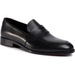 Półbuty HUGO - Midtown 50428335 10221468 01 Black 001. Czarne buty wizytowe męskie HUGO, ze skóry, bez zapięcia. Za 999,00 zł.