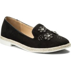 Espadryle JENNY FAIRY - TS4212-02 Czarny. Czarne espadryle damskie marki Jenny Fairy, z materiału, na obcasie. Za 69,99 zł.