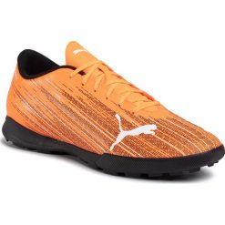 Buty PUMA - Ultra 4.1 Tt 106095 01 Shocking Orange/Puma Black. Pomarańczowe buty sportowe męskie Puma, ze skóry ekologicznej, bez zapięcia, do piłki nożnej. Za 229,99 zł.
