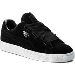 Buciki niemowlęce chłopięce: Puma Buty juniorskie Suede Heart Jr czarne r. 38 (365135-02)