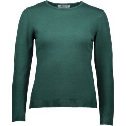 Sweter w kolorze ciemnozielonym. Zielone swetry damskie marki Cashmere & Jackets, s, bez wzorów, z kaszmiru, bez rękawów, bez kaptura. W wyprzedaży za 137,95 zł.
