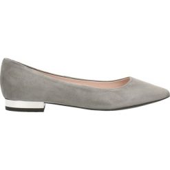 Baleriny LANZA. Szare baleriny damskie marki Gino Rossi, ze skóry, eleganckie. Za 199,90 zł.