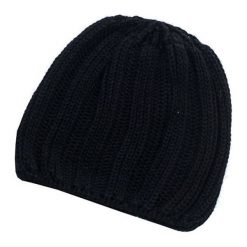 Capu Czapka zimowa 1860-C Black. Czarne czapki męskie Capu, na zimę, bez wzorów. W wyprzedaży za 19,00 zł.