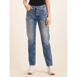Jeansy Boyfriend Pepe Jeans PL203419L. Niebieskie jeansy damskie Pepe Jeans, l. W wyprzedaży za 339,00 zł.