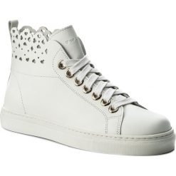 Sneakersy TWINSET - Sneaker CS8TFU Bianco Ottico 00001. Białe półbuty damskie marki Twinset, ze skóry. W wyprzedaży za 469,00 zł.