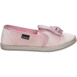 Trampki z uszkami i kokardą casu 5sp-536-ls. Trampki dziewczęce Casu, bez wzorów, bez zapięcia. Za 43,99 zł.