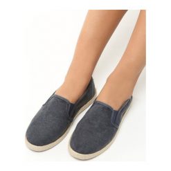 Espadryle damskie: Grafitowe Espadryle Fait