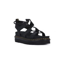 Sandały Dr Martens SANDAL NARTILLA. Czarne sandały damskie Dr. Martens, bez wzorów, bez obcasa, bez zapięcia. Za 497,93 zł.