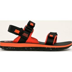 Jack Wolfskin - Sandały Outfresh Deluxe. Zielone kapcie męskie Jack Wolfskin, bez wzorów, ze skóry. W wyprzedaży za 229,90 zł.