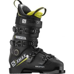 Buty narciarskie X MAX 110 sport. Czarne buty sportowe męskie Salomon, bez zapięcia, narciarskie. Za 999,99 zł.